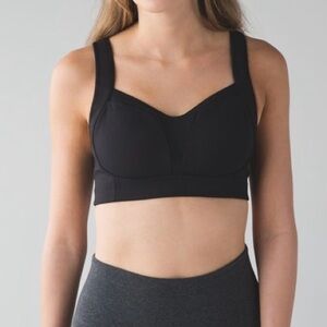 Lululemon Ta Ta Tamer III Sports Bra, Black, Size 32D